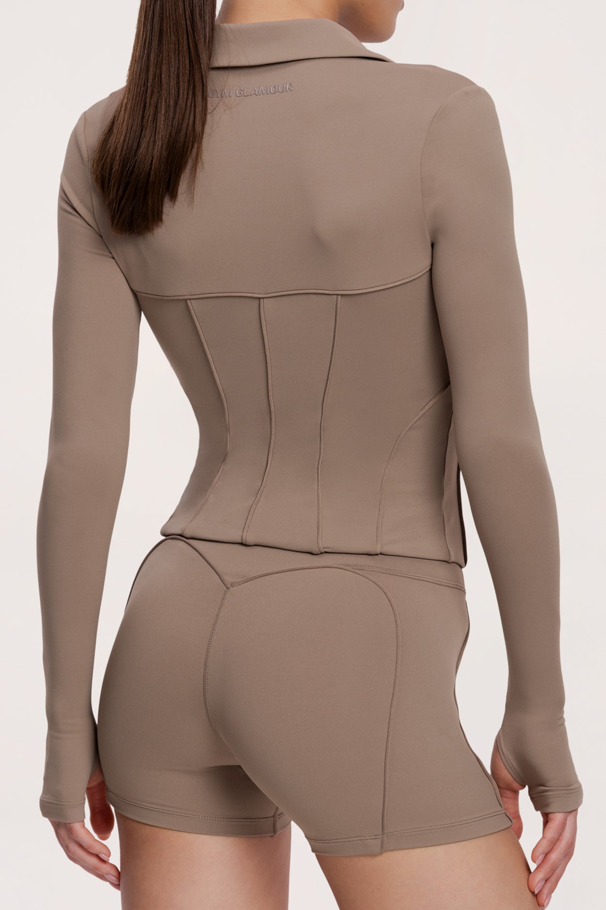 Bluza rozpinana pilates era warm beige