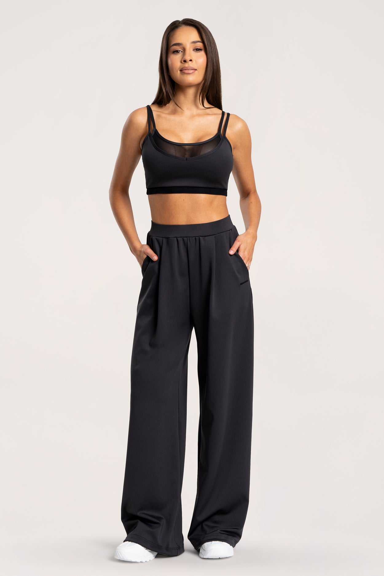 Spodnie wide UN1FORM black