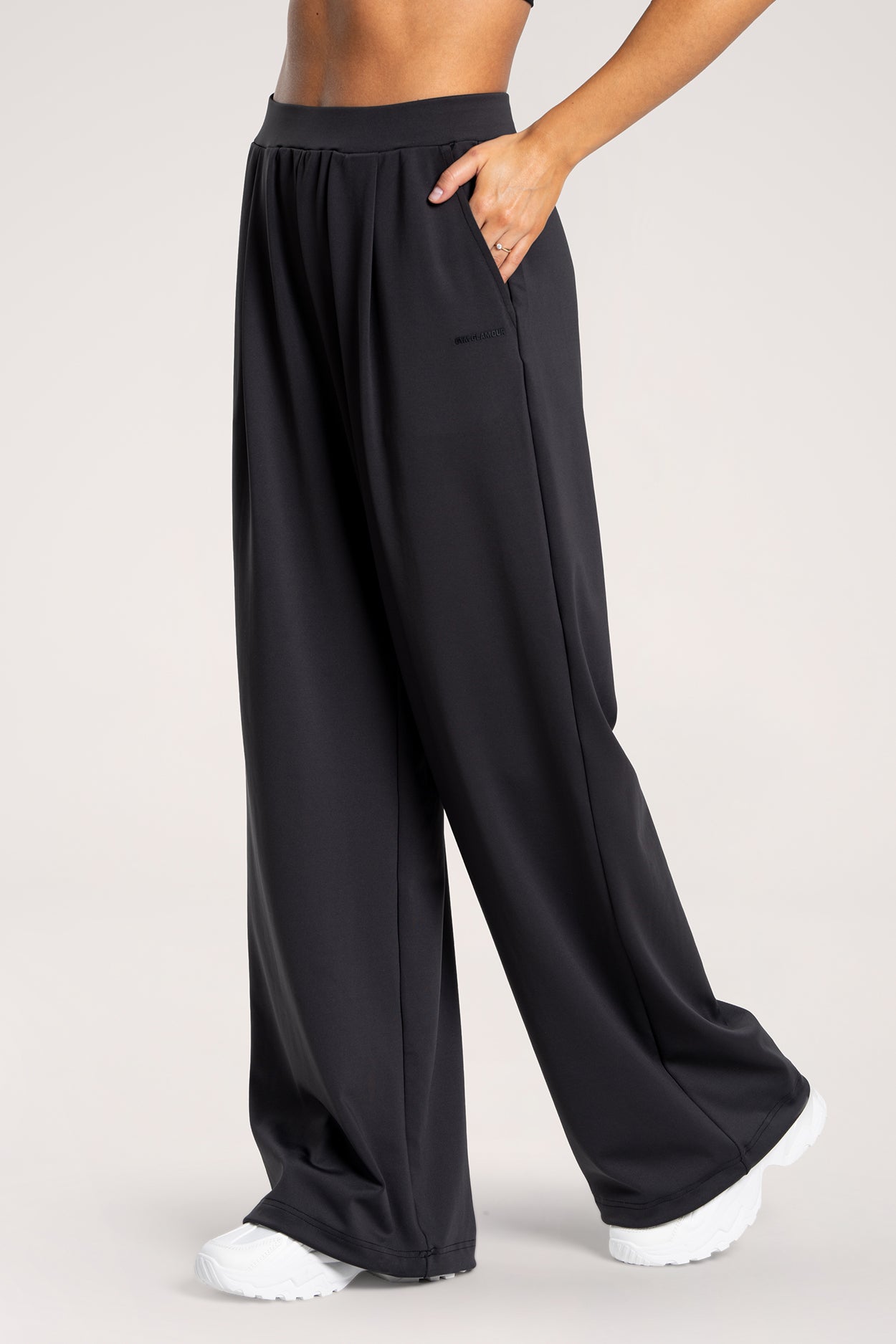 Spodnie wide UN1FORM black
