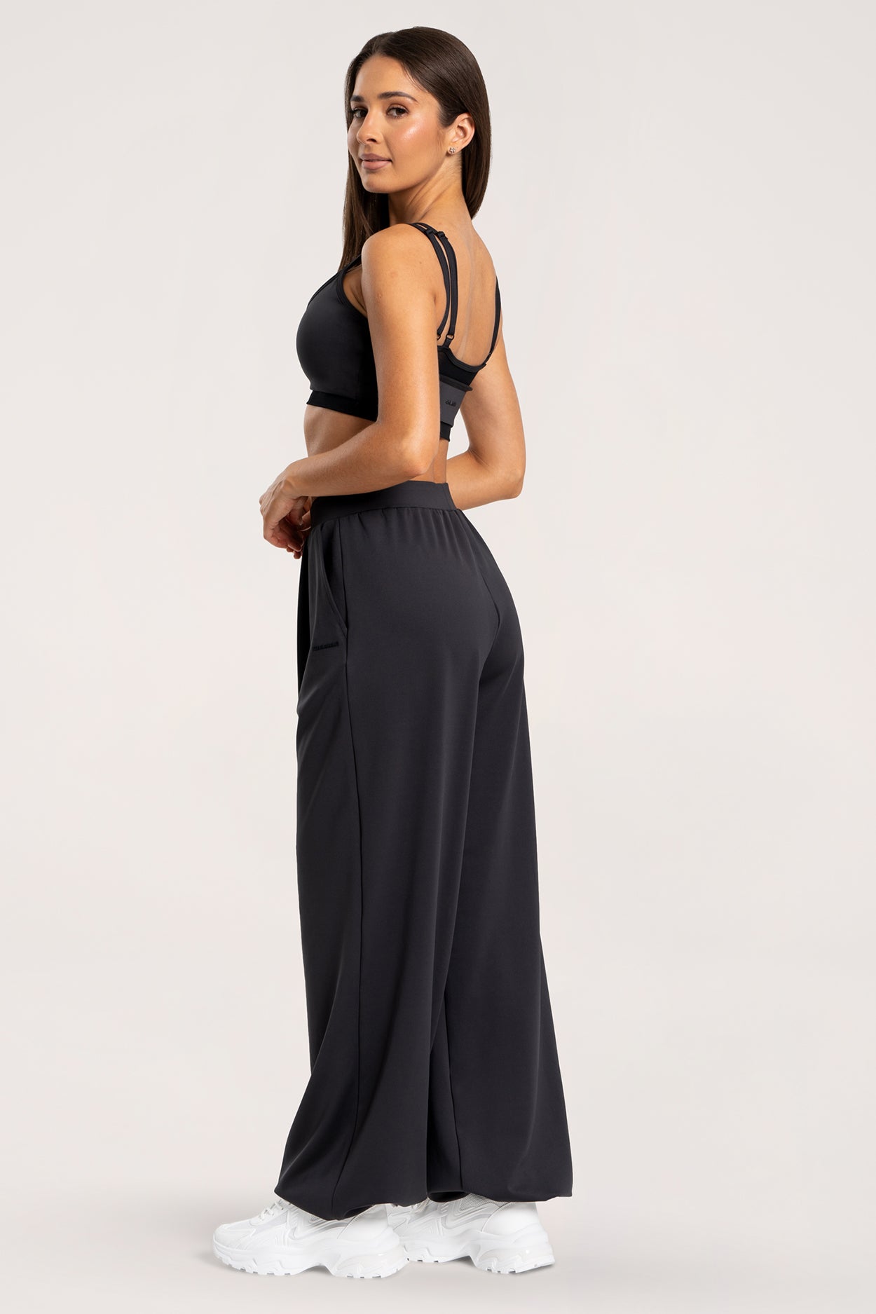 Spodnie wide UN1FORM black