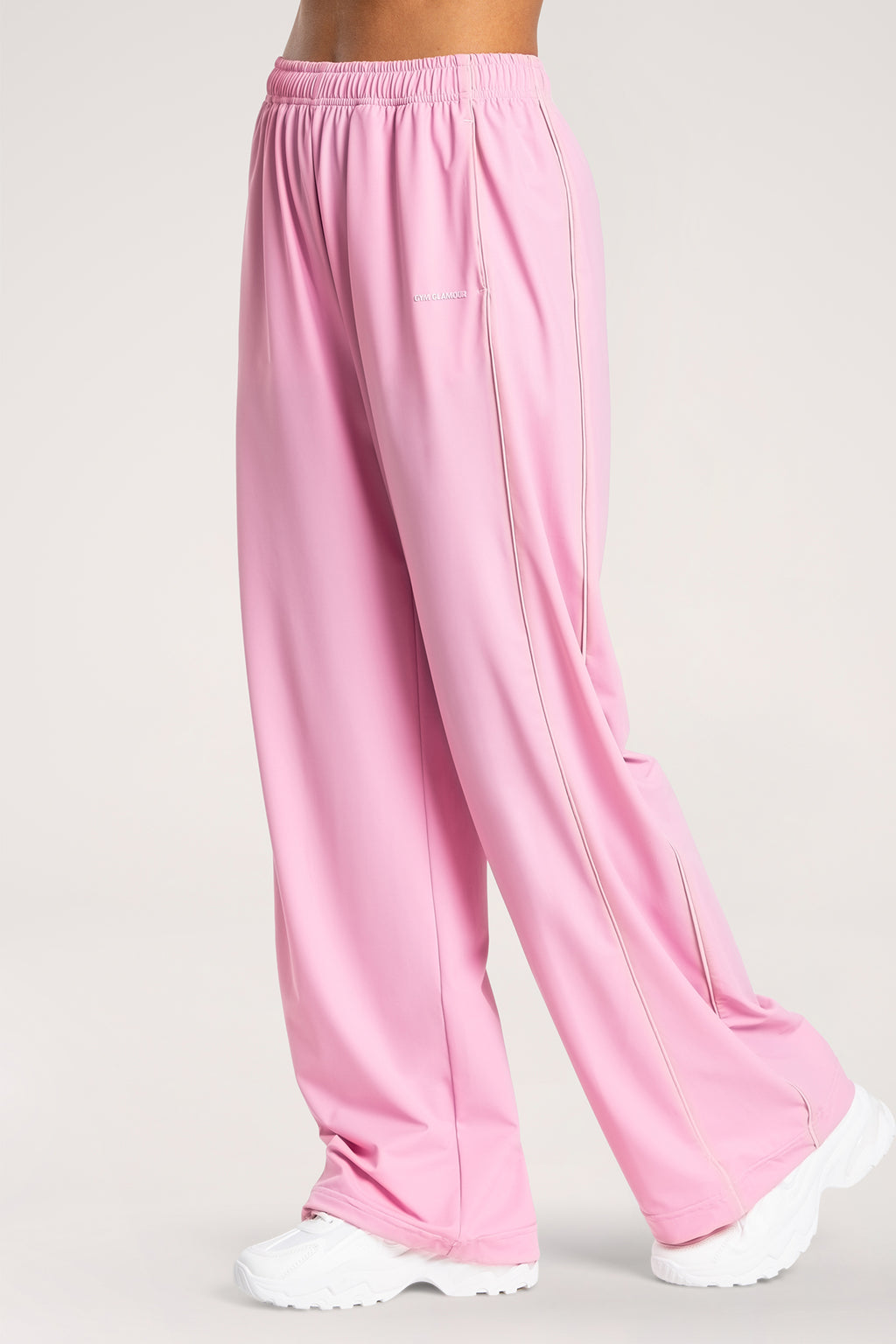 Spodnie slick UN1FORM light pink