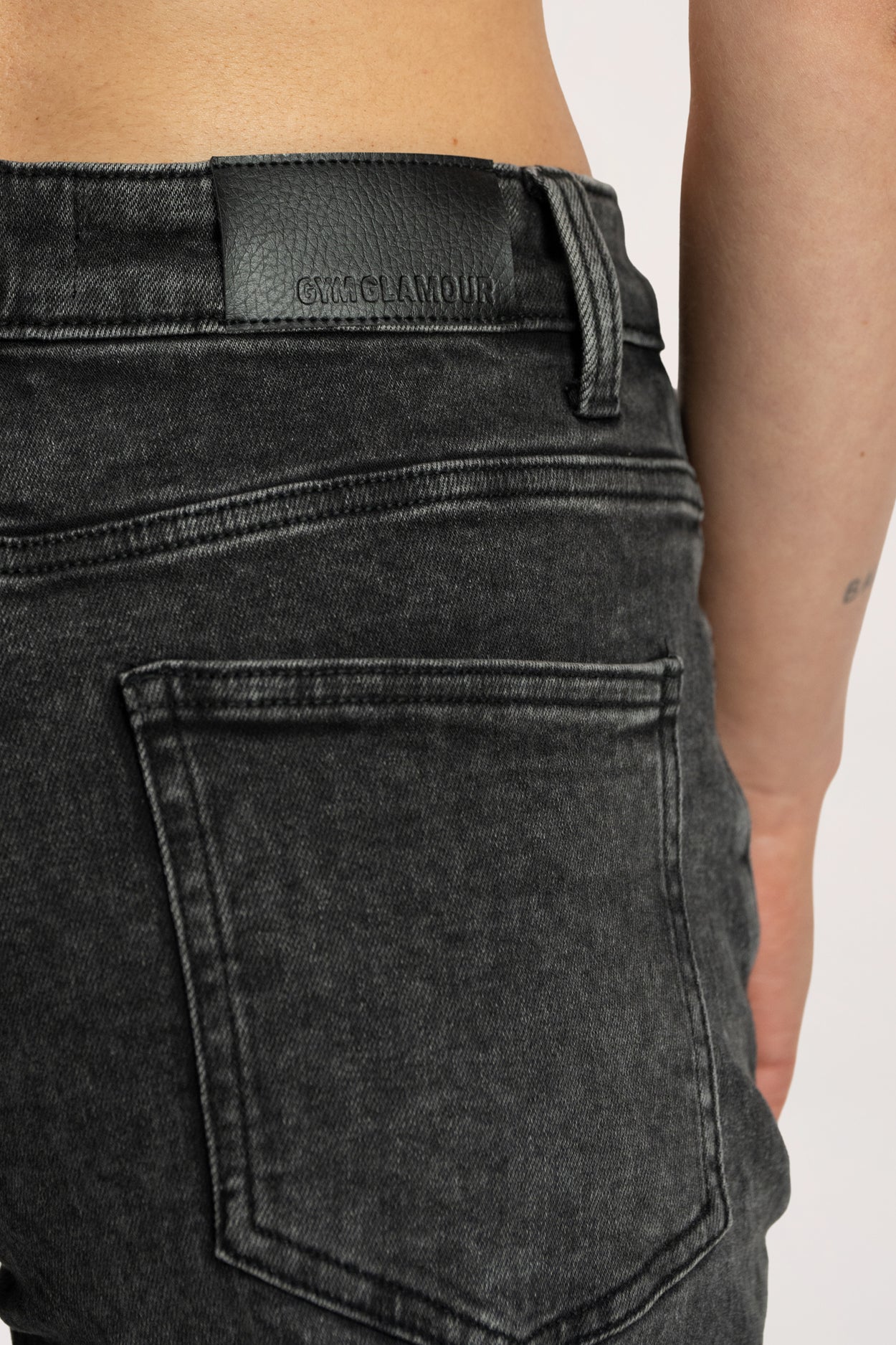Hüftjeans Wide grey