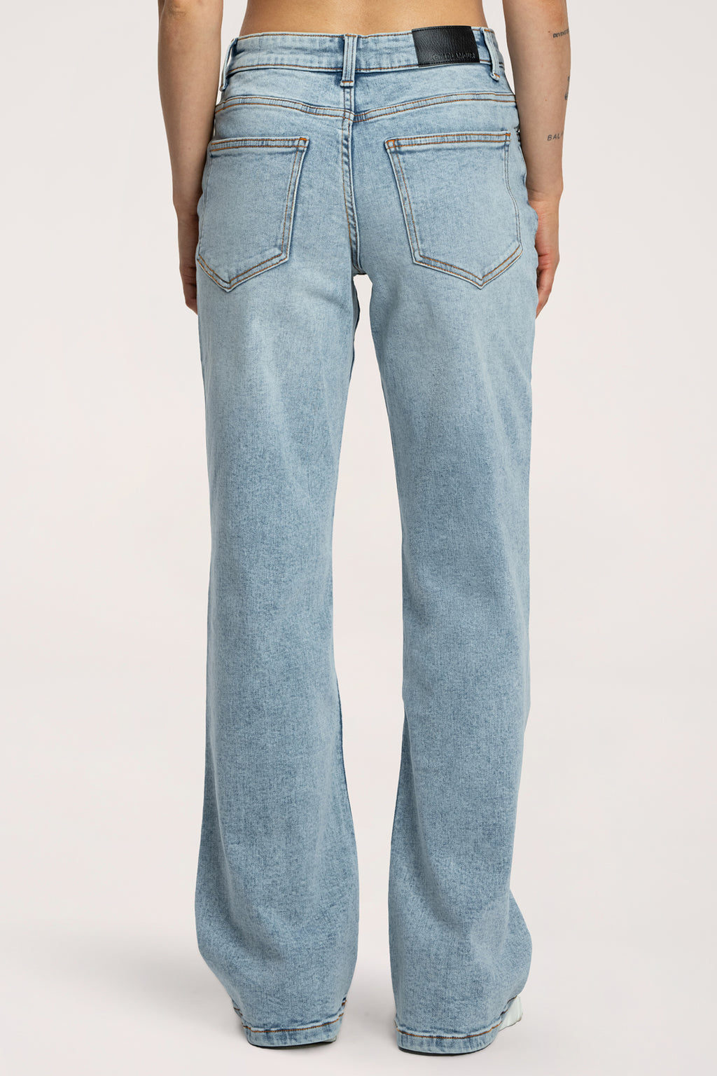 Hüftjeans Wide light blue