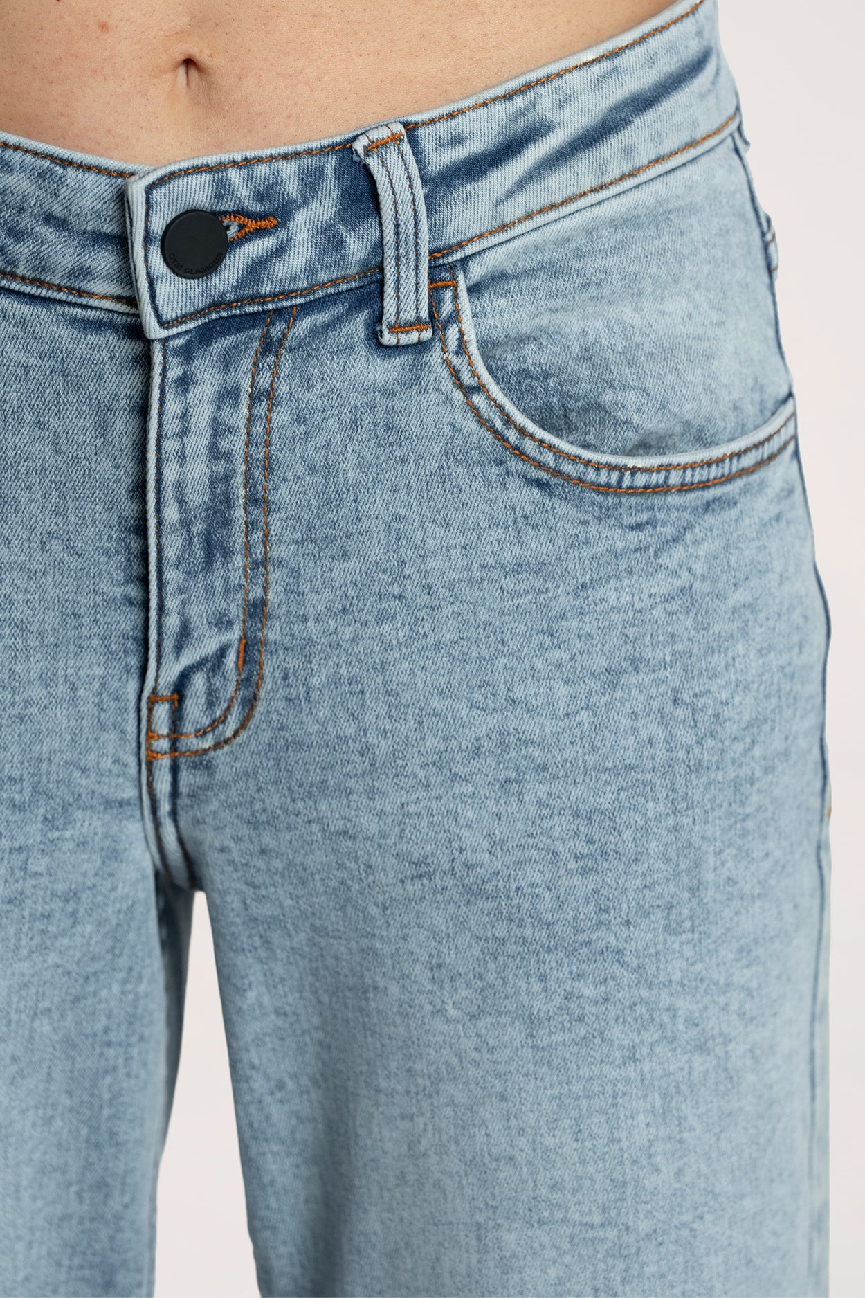 Hüftjeans Wide light blue