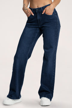 Hüftjeans Wide navy blue