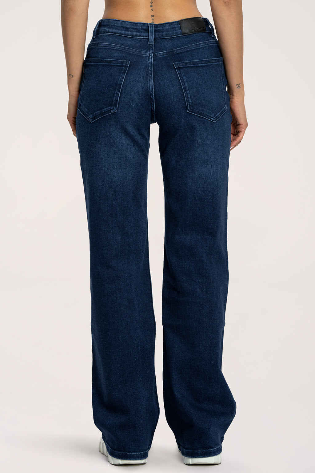 Hüftjeans Wide long navy blue