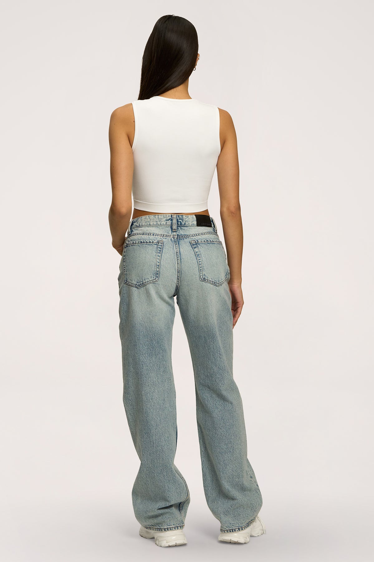 Jeansy wide relaxed light blue