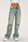 Jeansy wide relaxed light blue