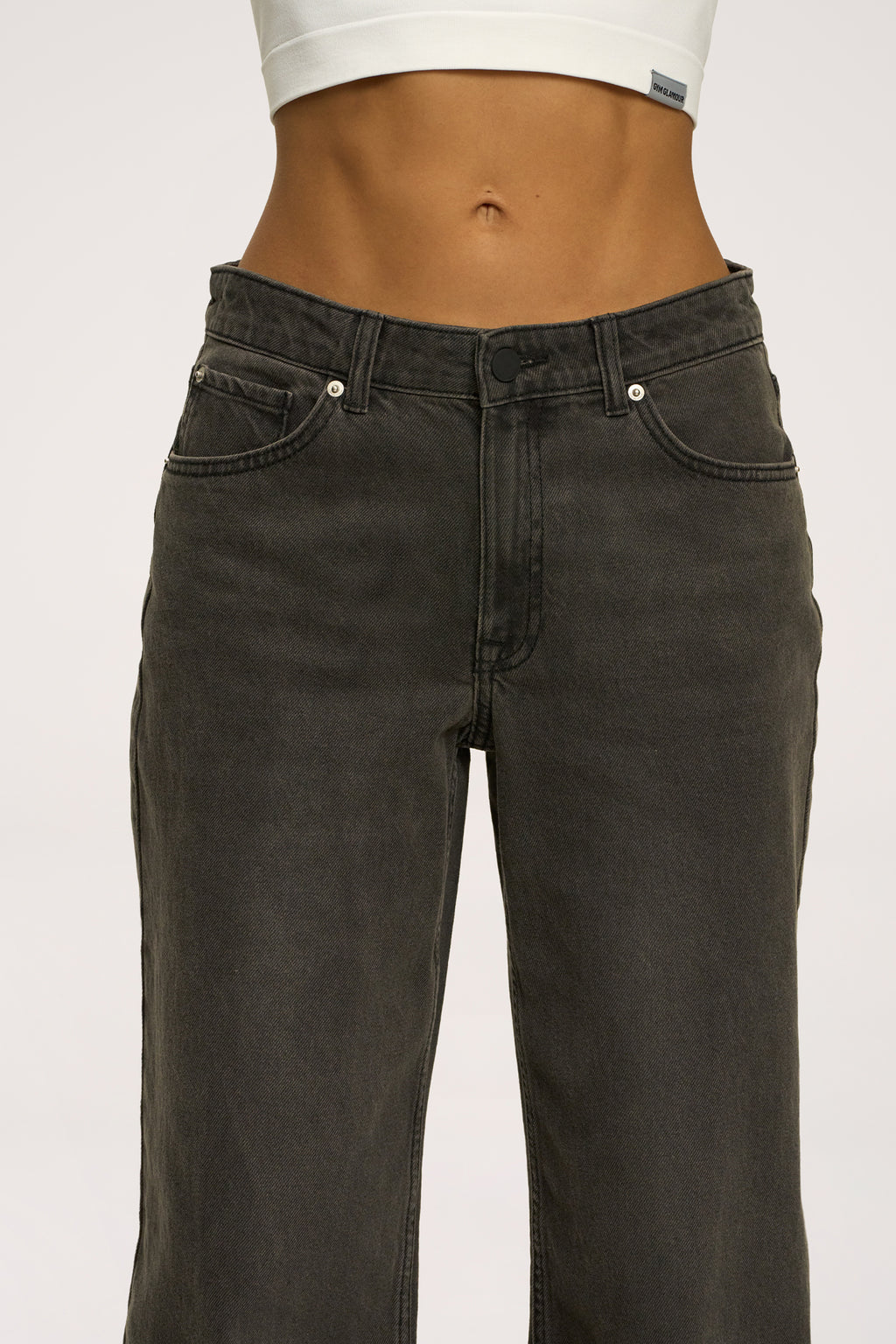 Jeansy boyfriend grey
