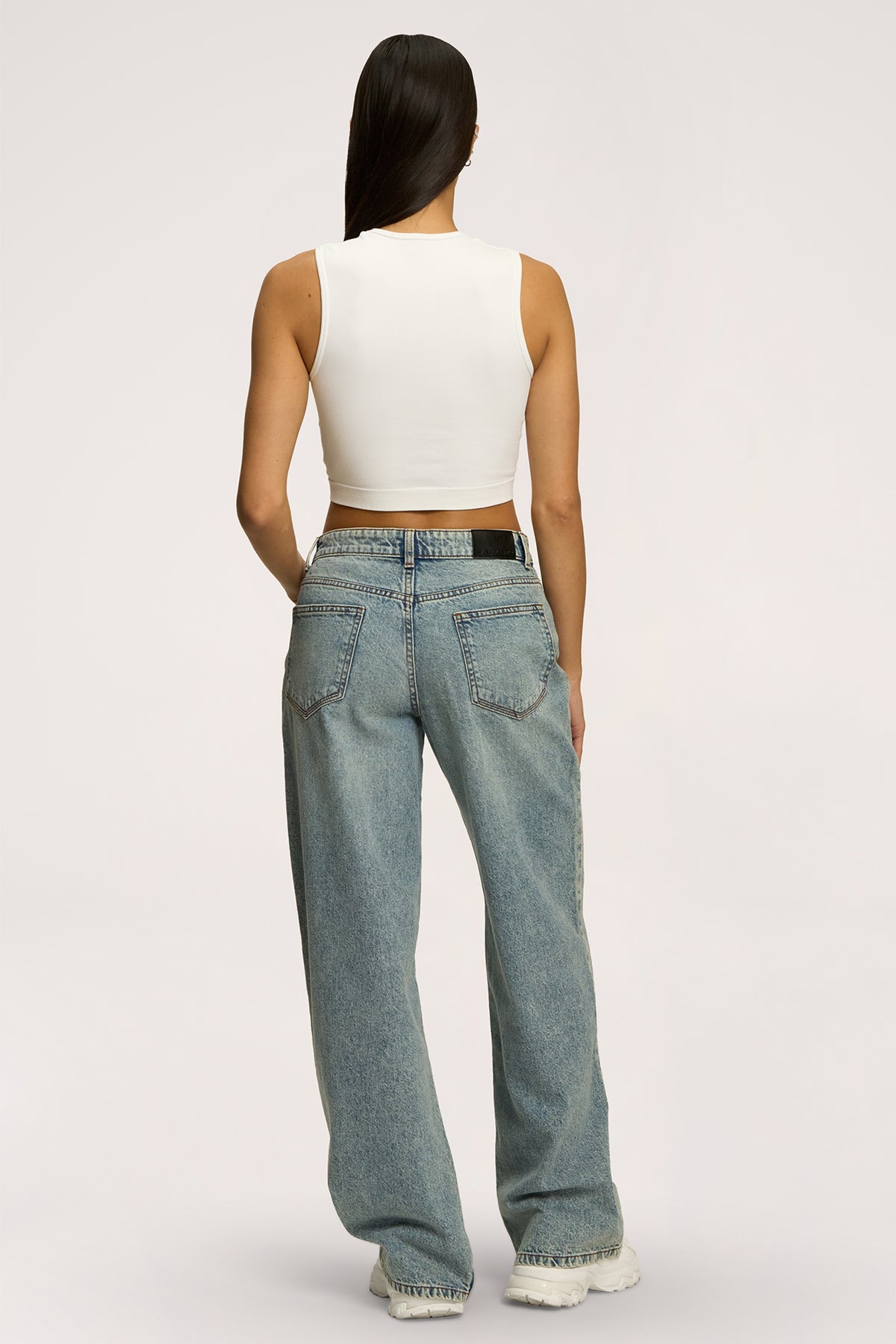 Jeansy boyfriend light blue