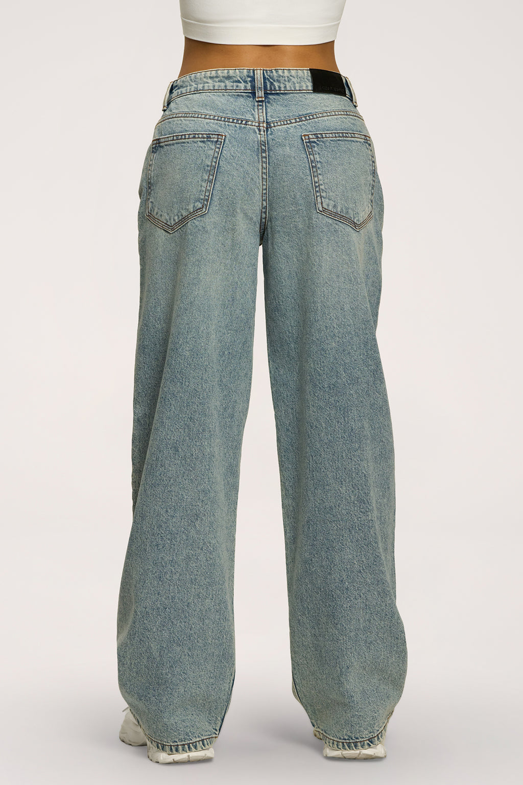 Jeansy boyfriend light blue