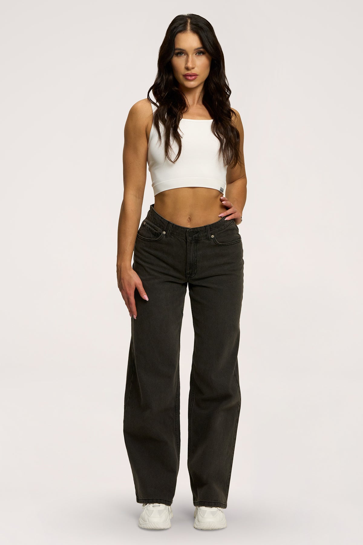 Jeansy boyfriend grey