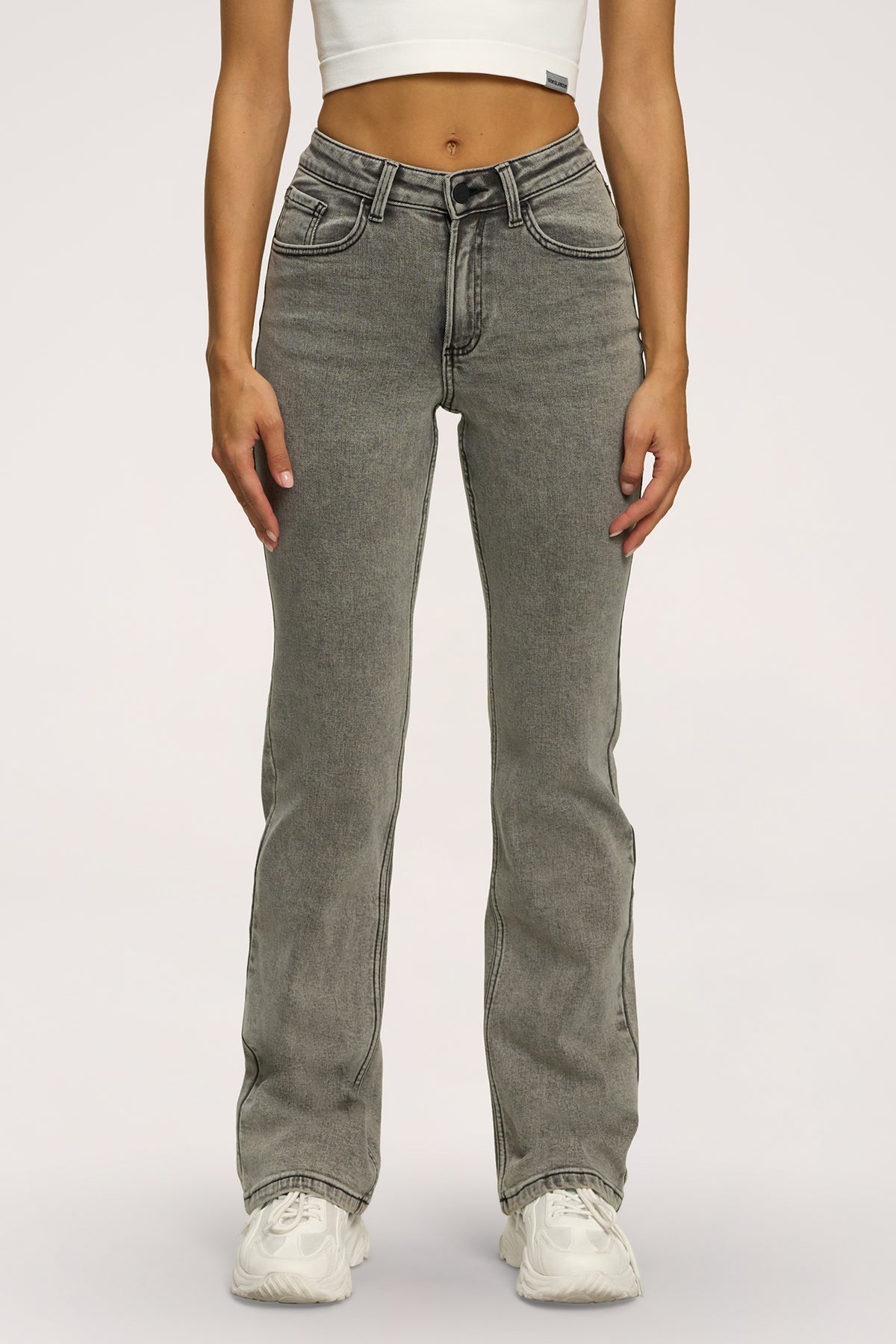 Jeansy classic grey