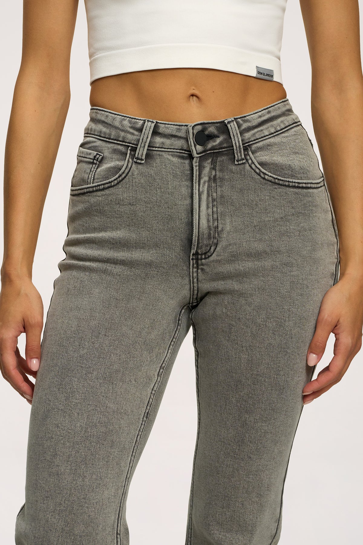 Jeansy classic grey