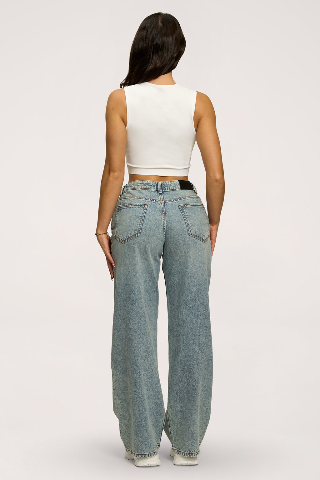 Jeansy boyfriend light blue
