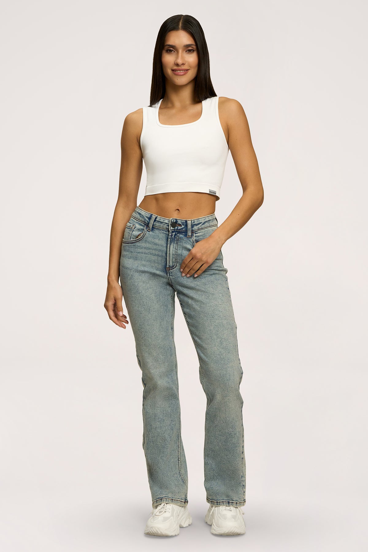 Jeansy classic light blue