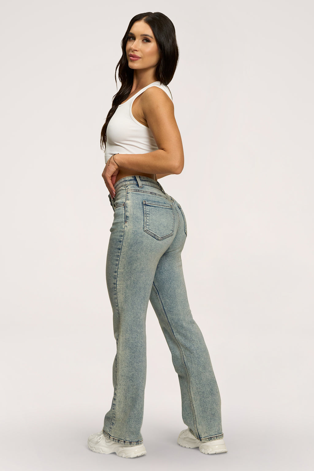 Jeansy classic light blue