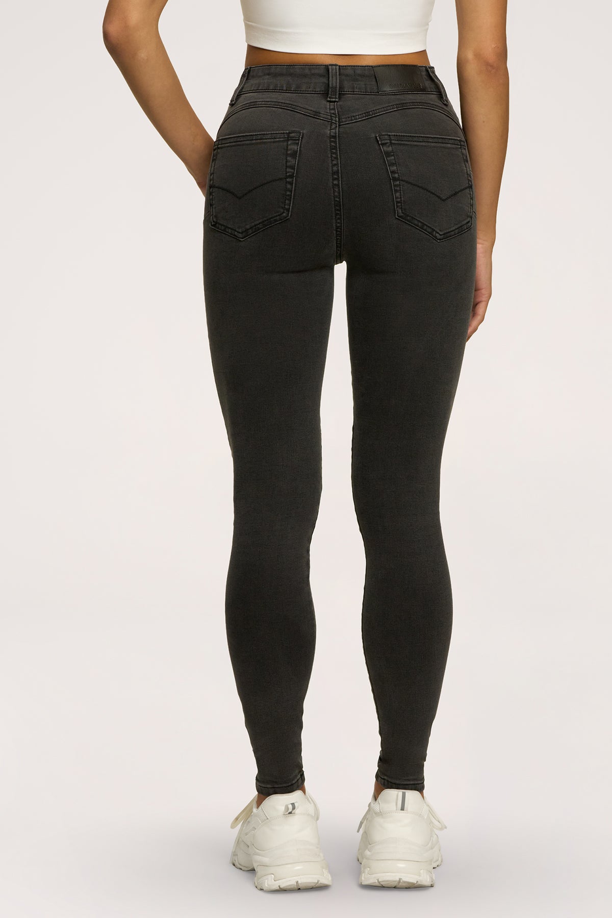 Jeansy skinny perfect slim black