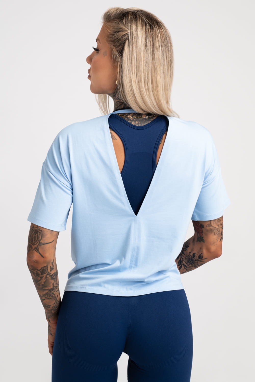 T-shirt V blue