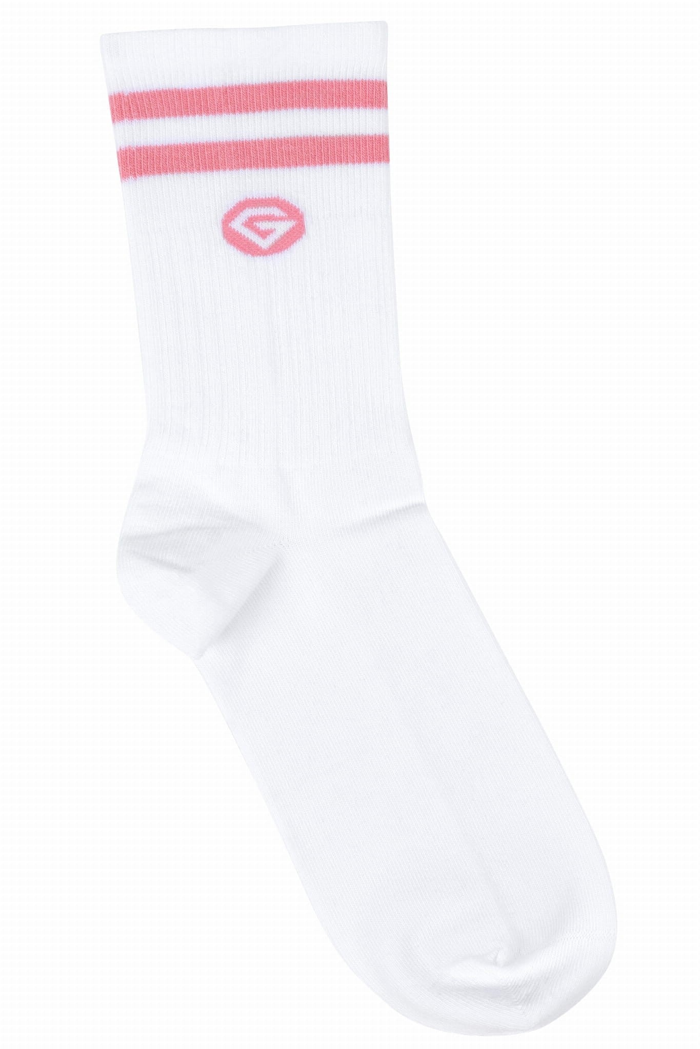 Skarpetki długie white & pink 2-pak - roz. 37-40