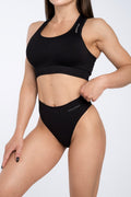 Stringi high waist black