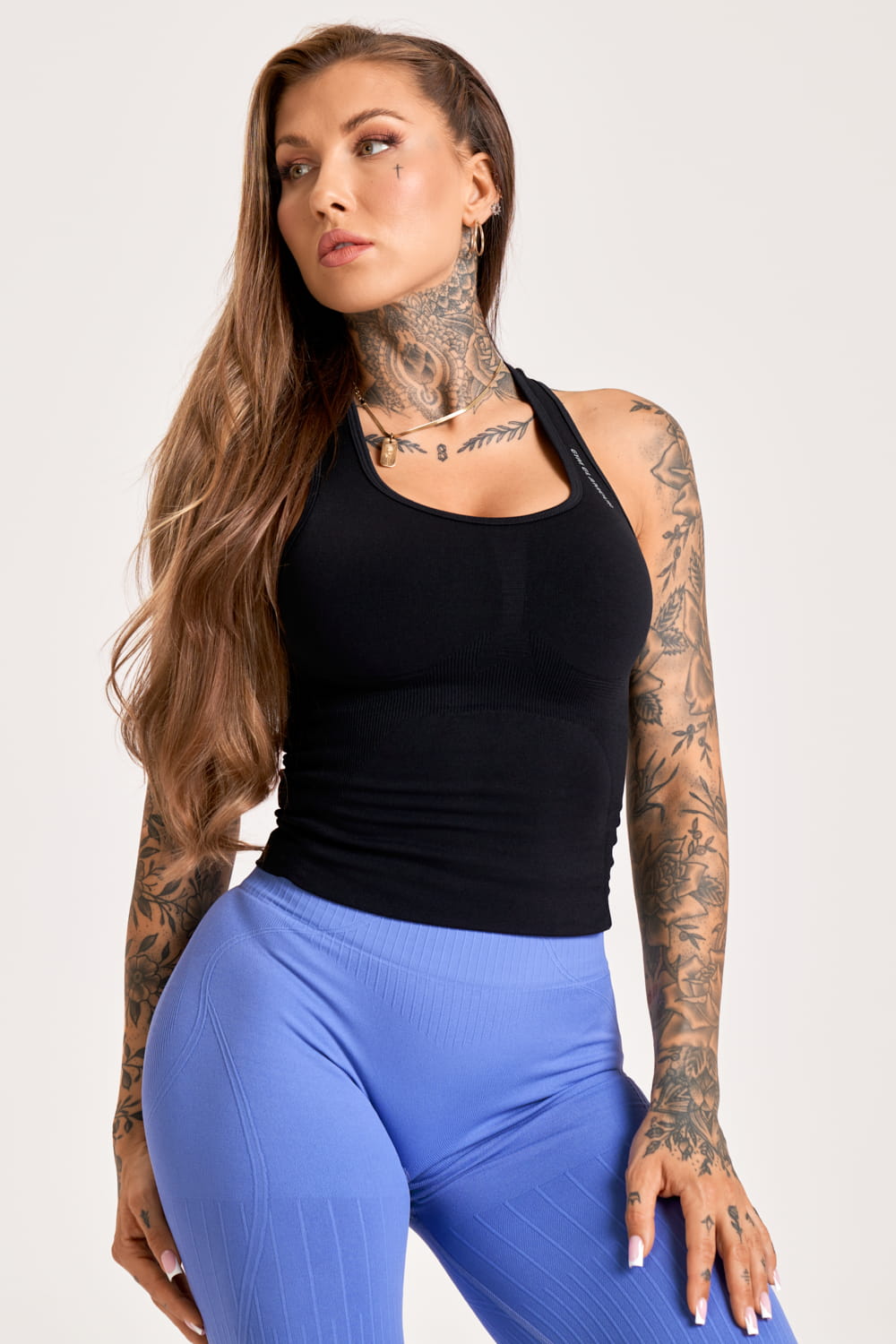 Biustonosz compress long black