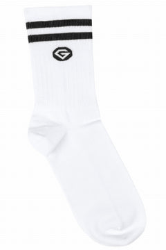 Vysoké ponožky white & black 2-balení – vel. 37–40