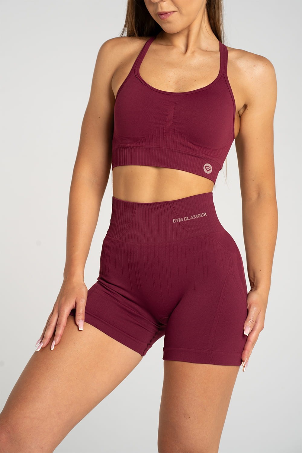 Spodenki push up 2.0 merlot