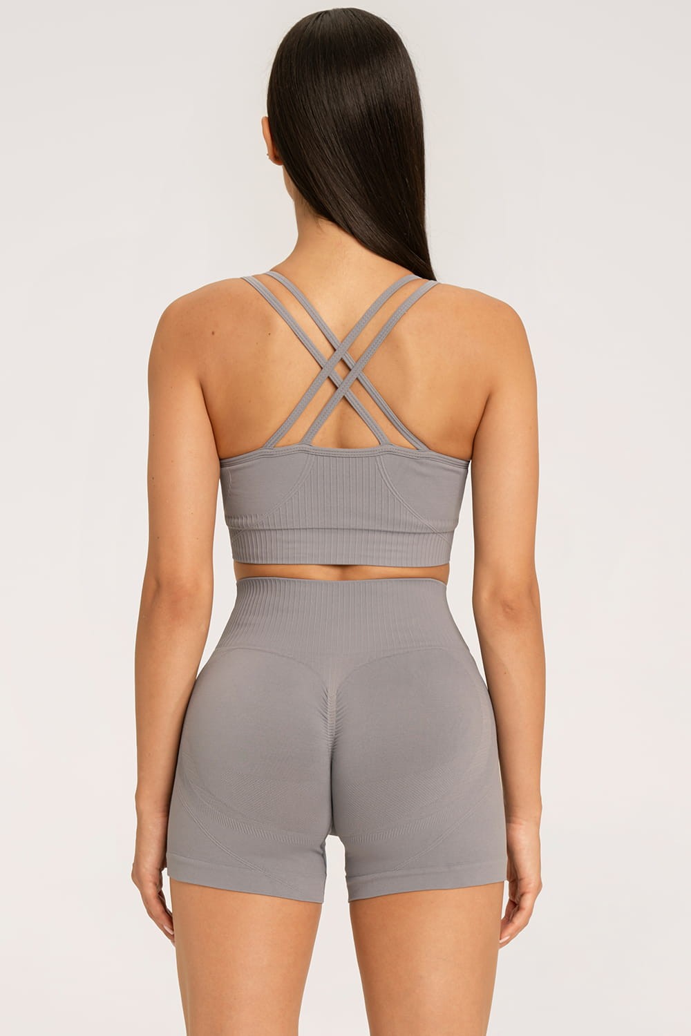 Spodenki push up 2.0 ghost grey