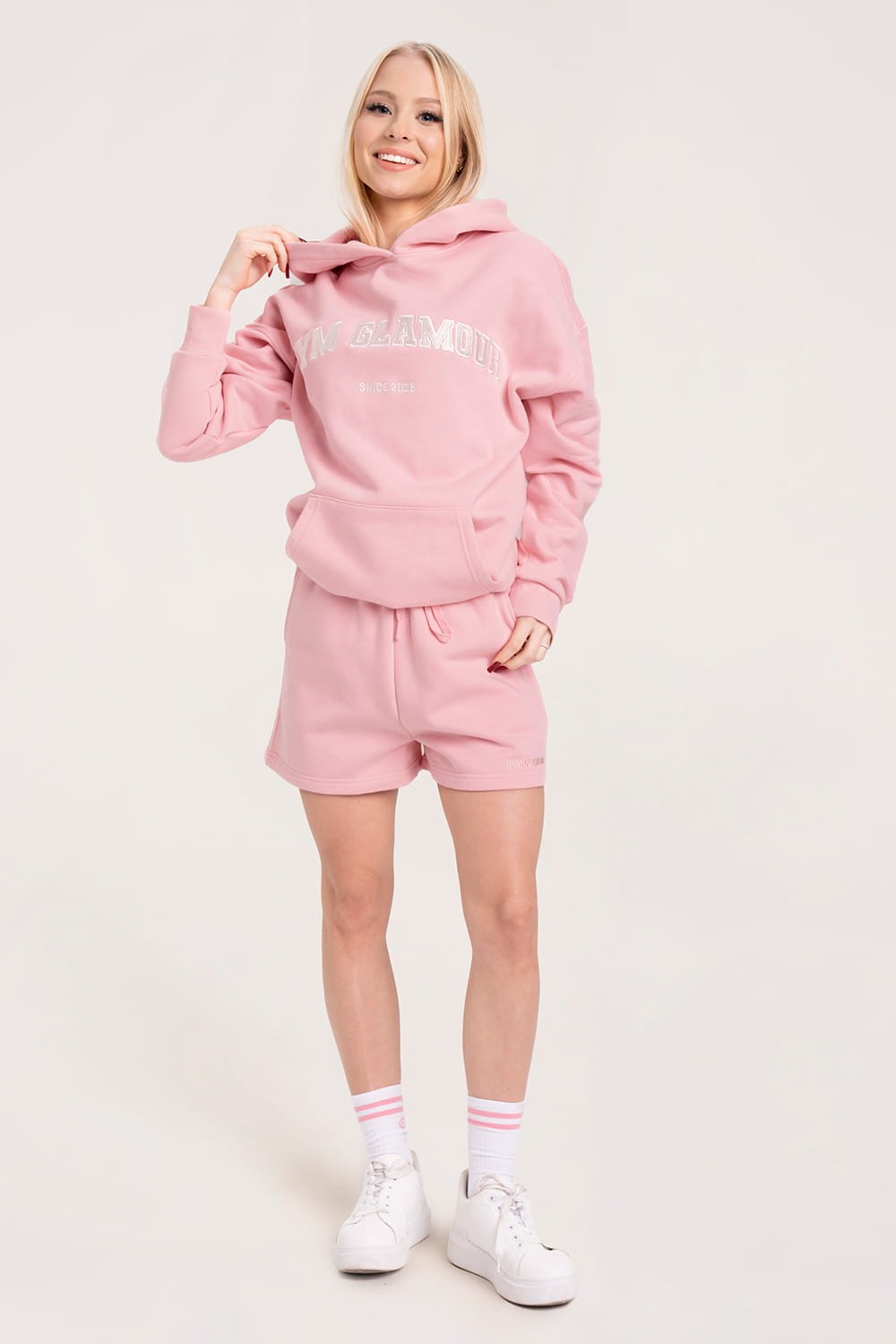 Spodenki dresowe bubble gum
