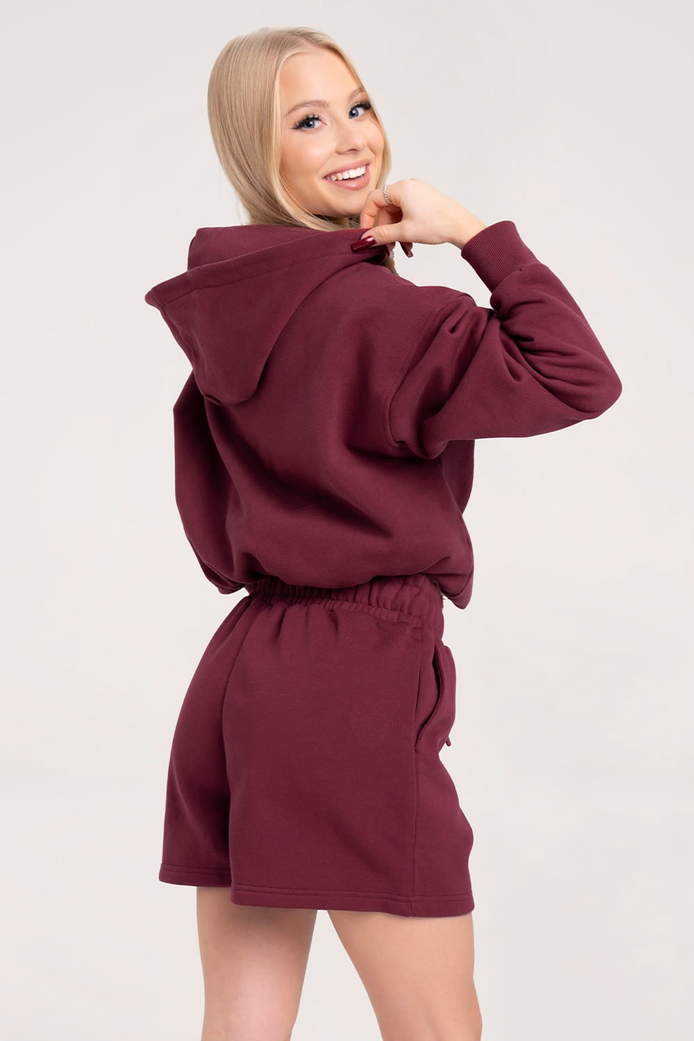 Spodenki dresowe ruby