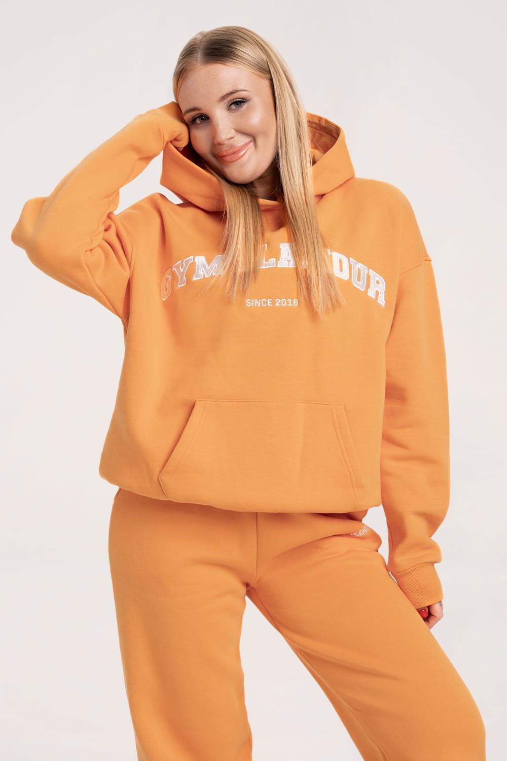 Bluza college tangerine