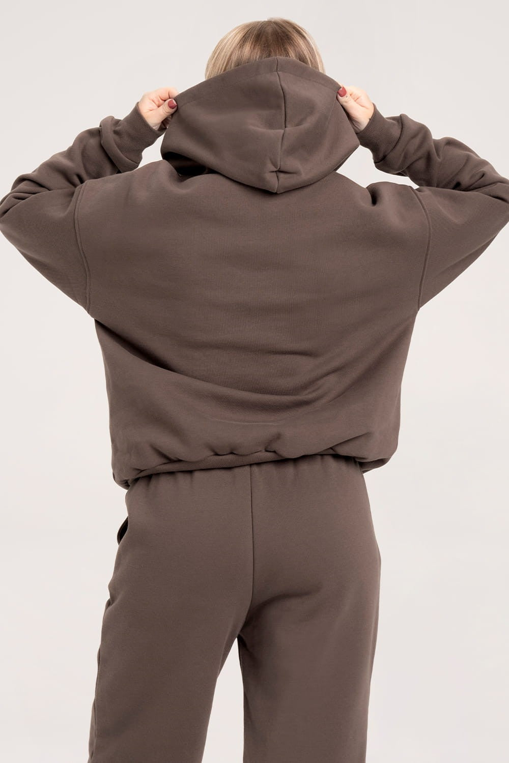 Bluza college chocolate