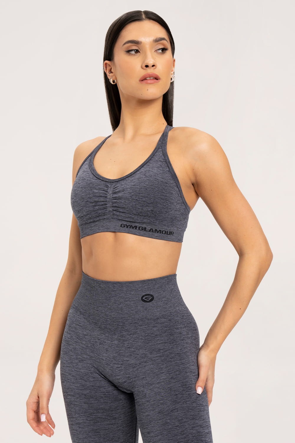 Biustonosz seamless dark grey
