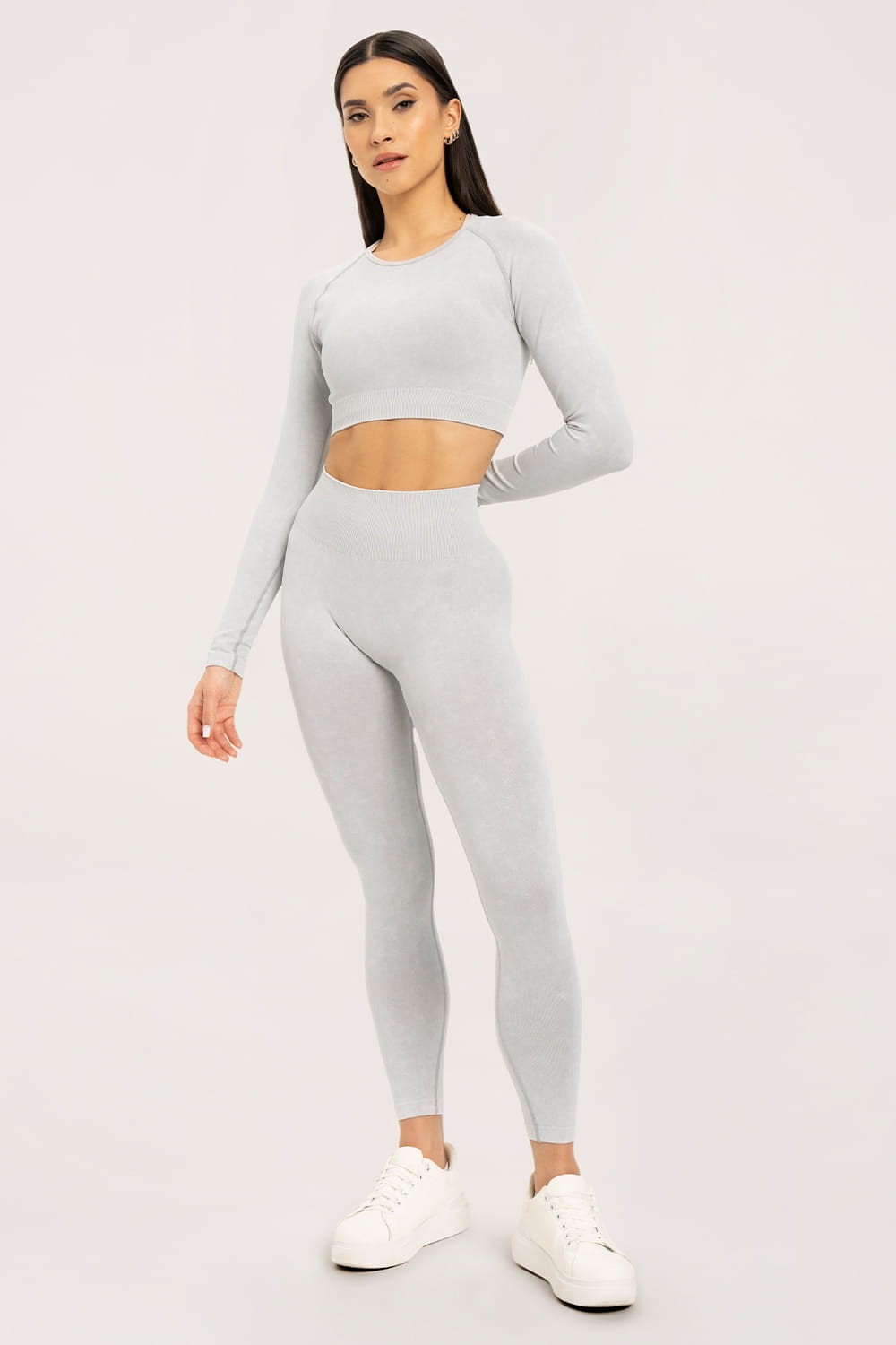 Leginsy sprane white