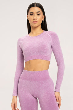 Rashguard stone washed růžový