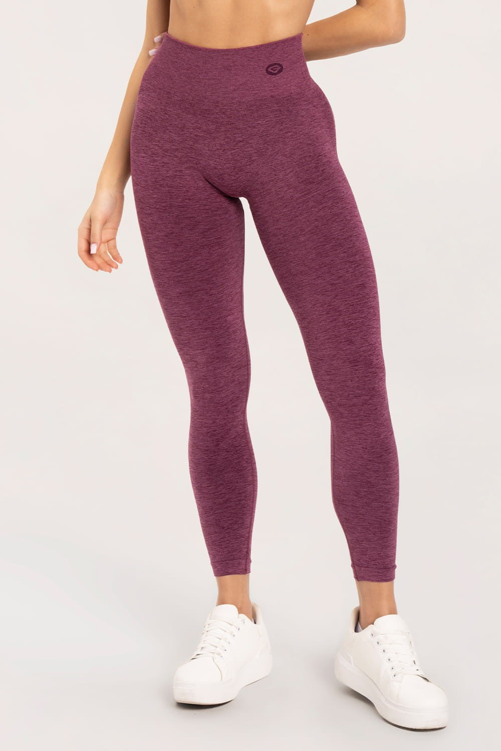 Leginsy seamless push up cherry