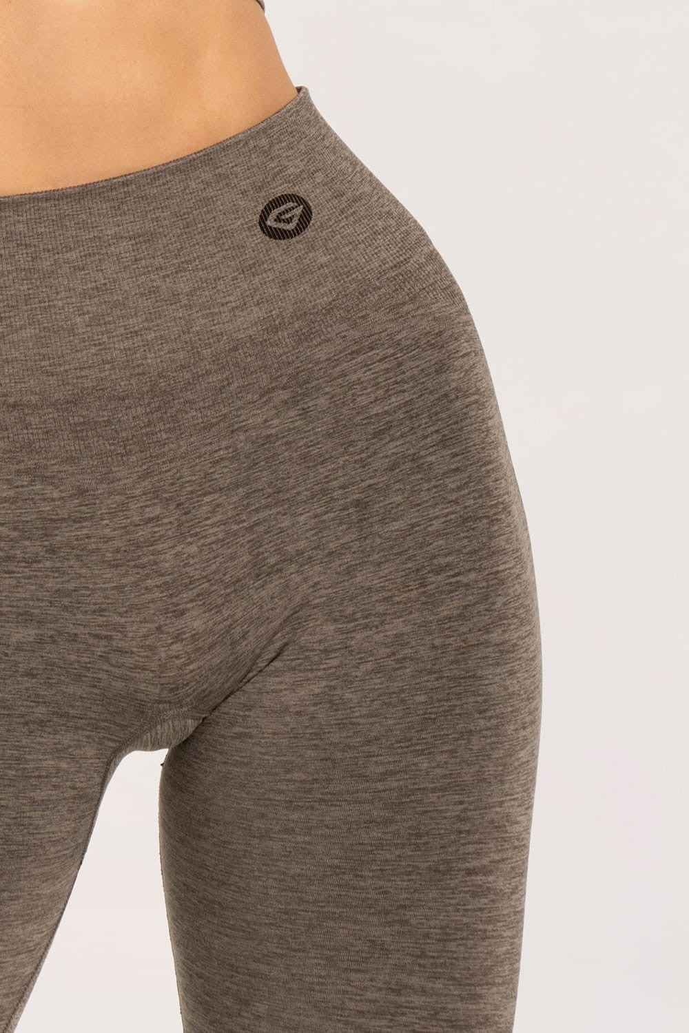 Leginsy seamless push up espresso