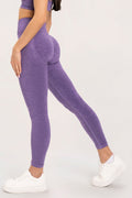 Leginsy seamless push up violet