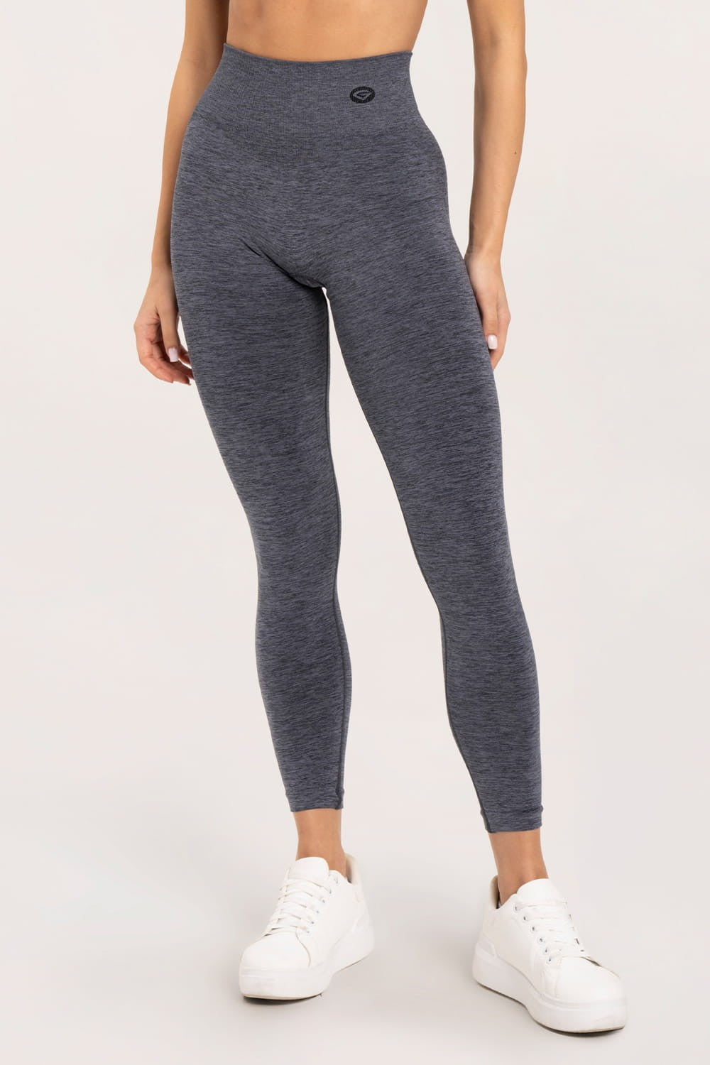Leginsy seamless push up dark grey
