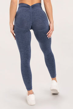 Legíny seamless deep push up dark blue