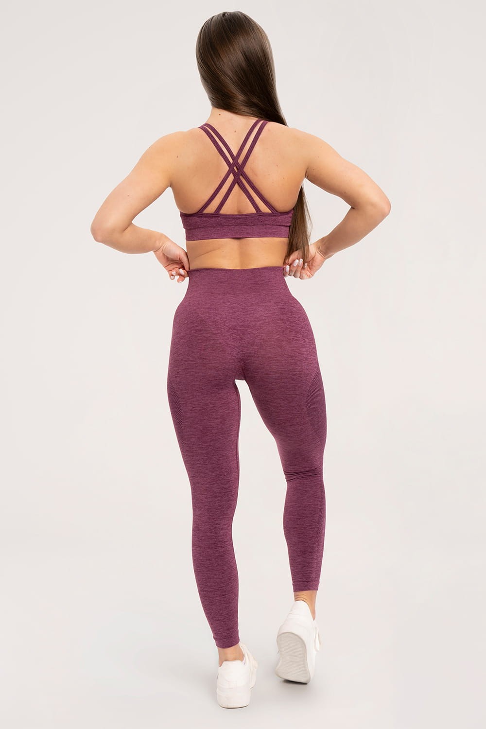 Leginsy seamless cherry