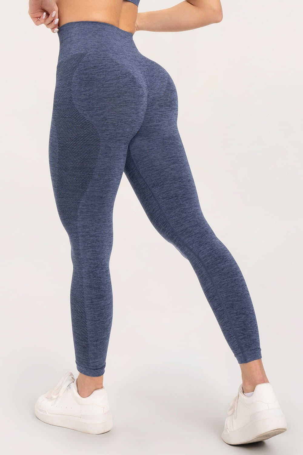 Leginsy seamless dark blue