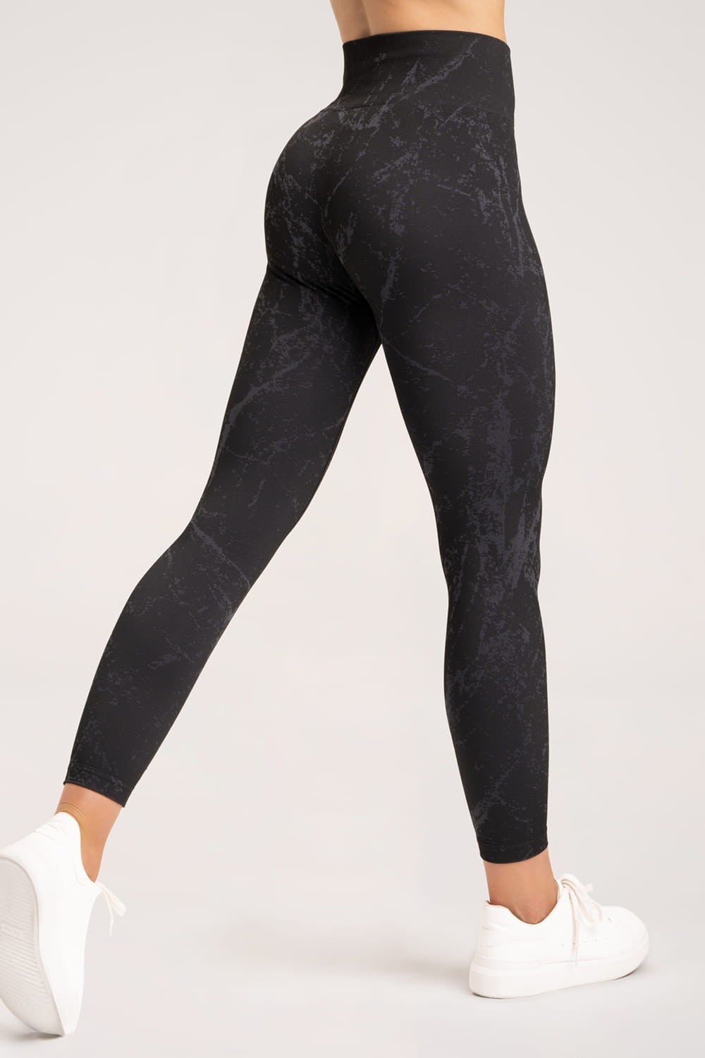 Leginsy marble black