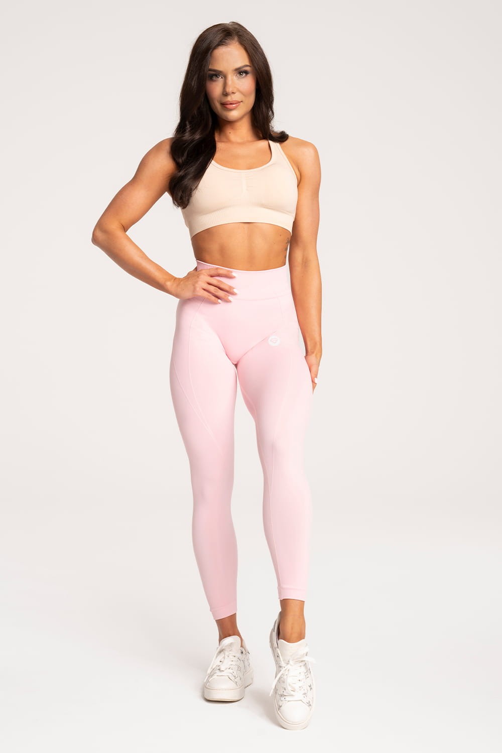 Leginsy basic pink