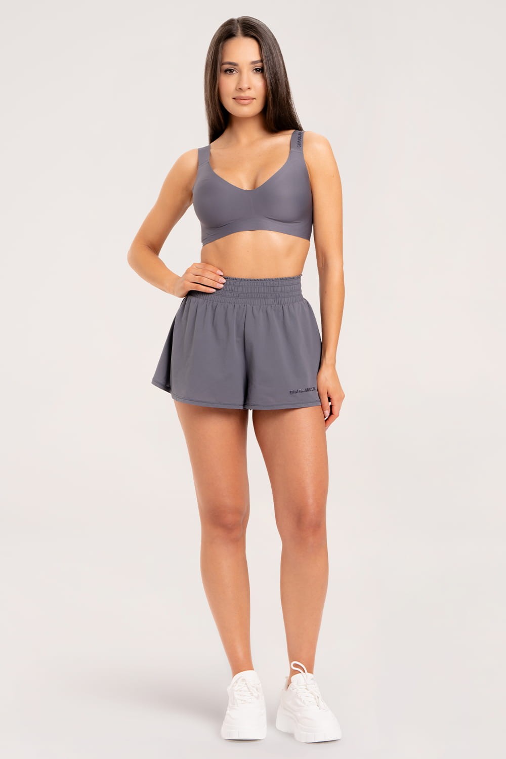 Spodenki Court grey