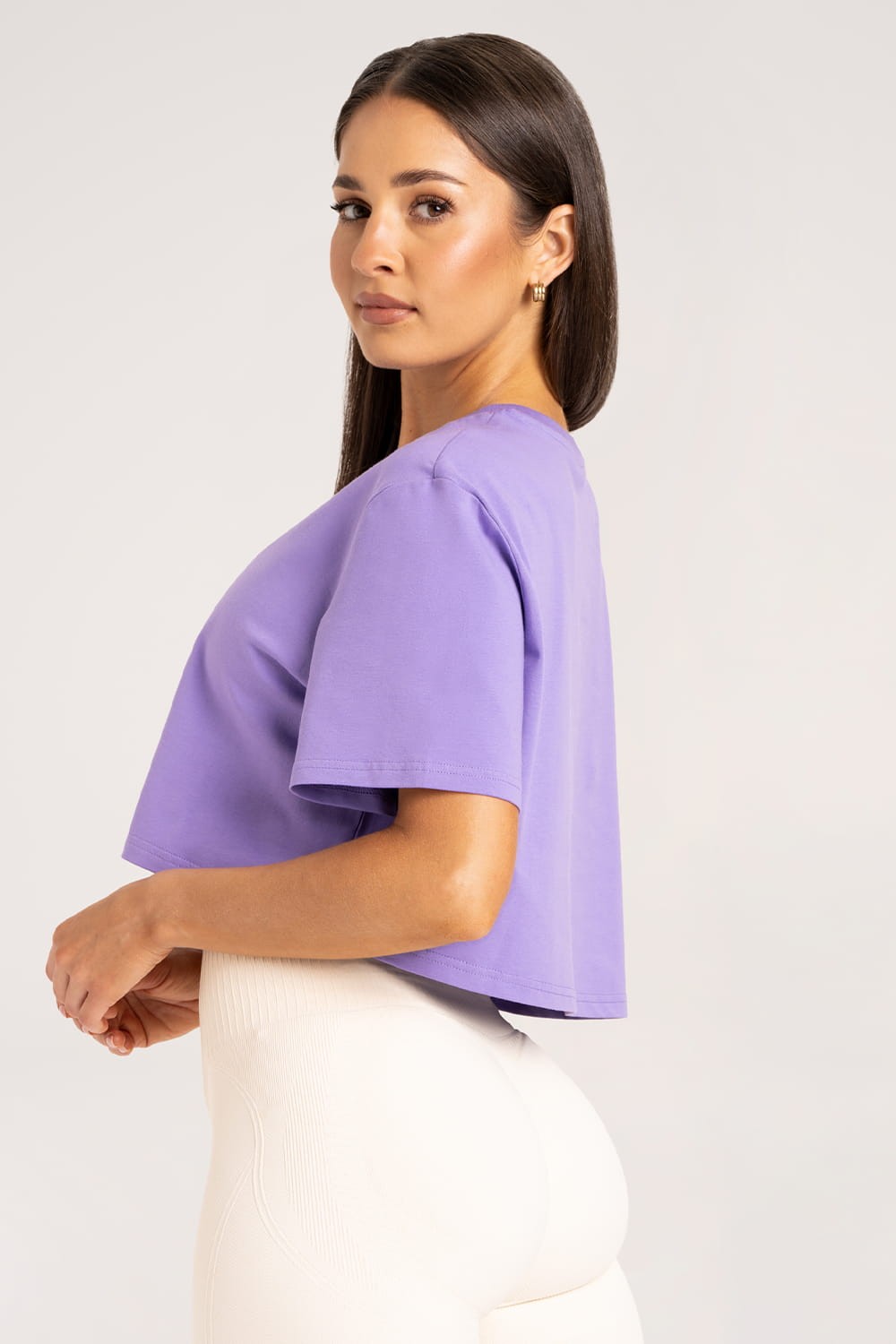 T-shirt boxy lilac crush
