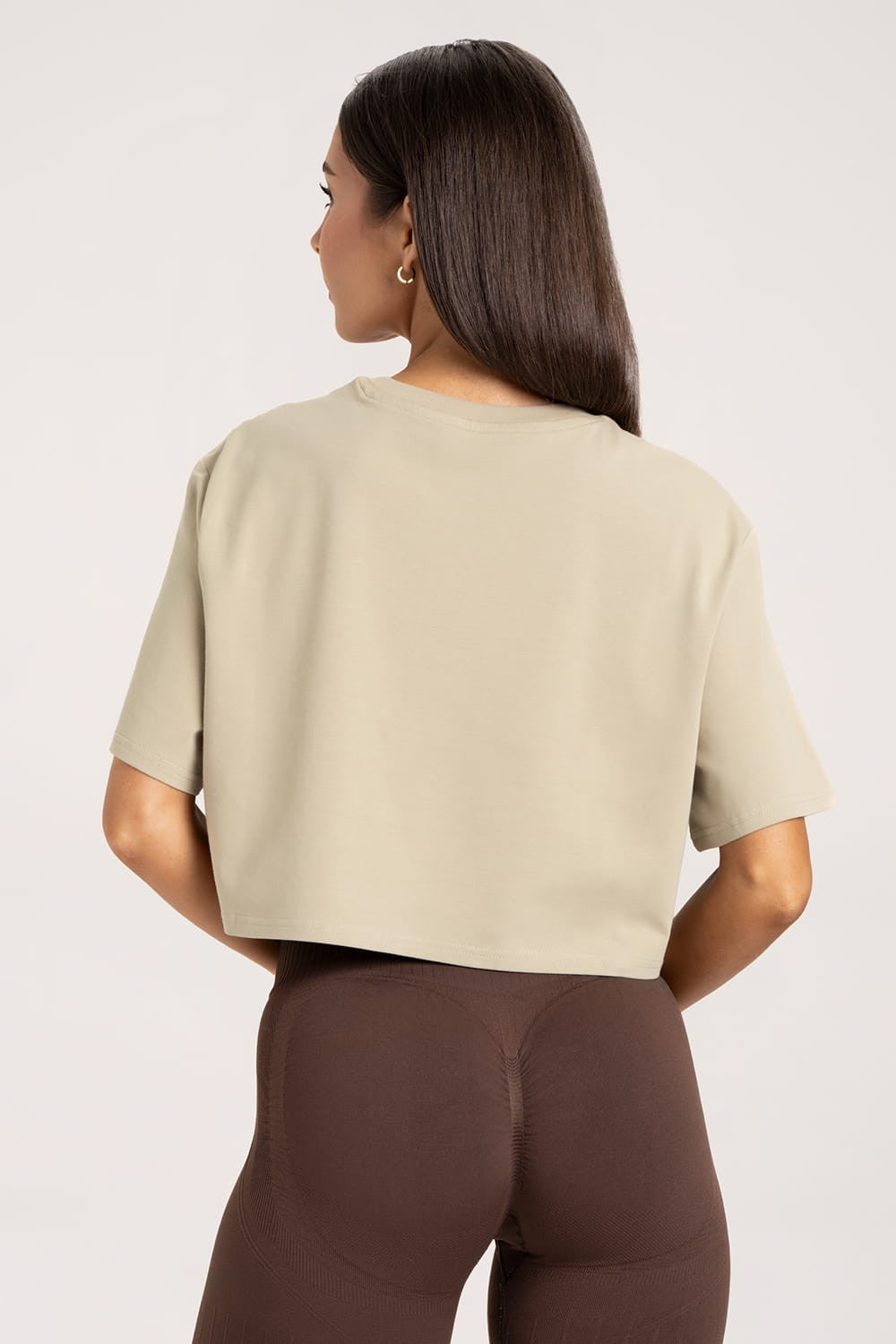 T-shirt boxy desert sand