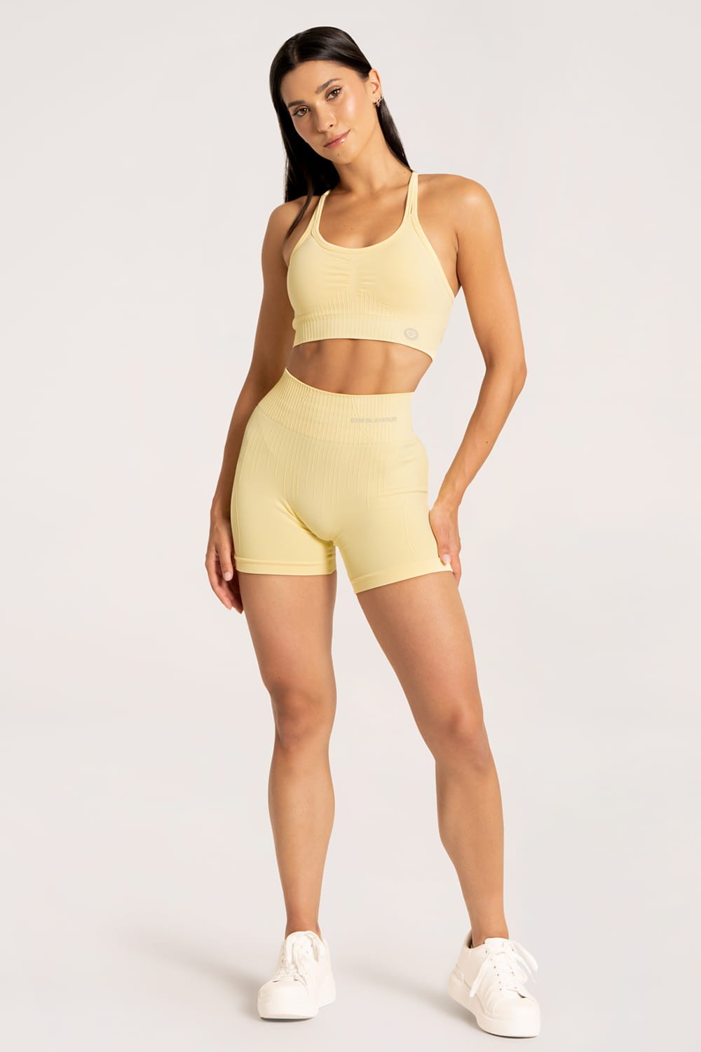 Spodenki deep push up 2.0 butter yellow