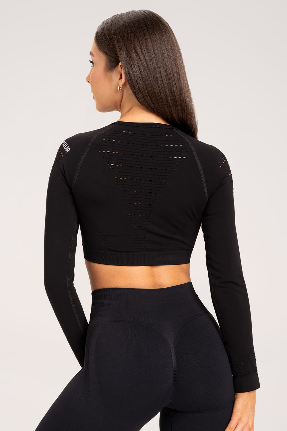 Rashguard bezszwowy czarny